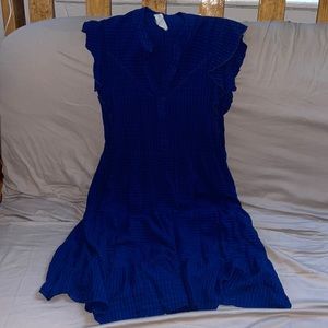 super cute flowy royal blue dress